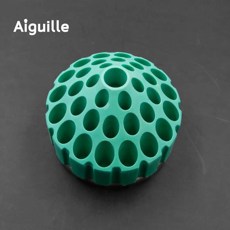 Jade escultura ferramenta armazenamento caixa, 35 furos, 360 ° rotary gravura ferramenta armazenamento caixa, moagem agulha