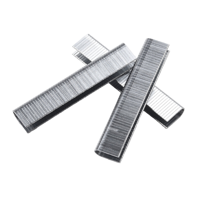Chiodi a graffetta ricambi acciaio a forma di U/porta/T 600 pezzi per fai da te per la lavorazione del legno argento nuovissimo eccellente durata