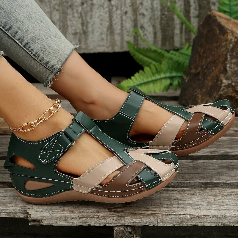 Women Sandals Summer Open Toe Women's Shoes Flat Sandals For Women Non-Slip Comfortable Lightweight Walking Sandals