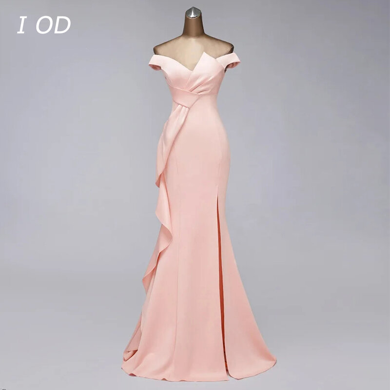 I OD Beautiful New Candy Color Evening Dress Grace Dress Ball Dress De Novia