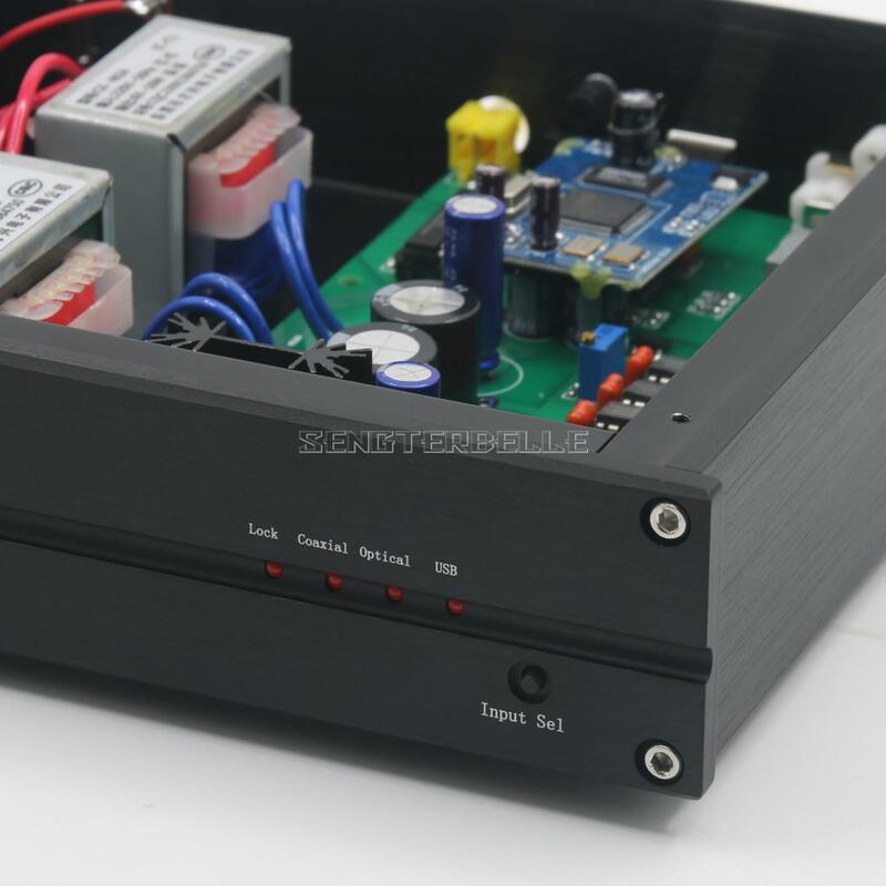 L1543DAC 16X HiFi TDA1543 Home Audio DAC Decoder Digital Coaxial/fibra óptica entrada USB