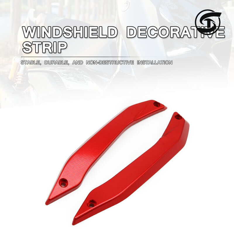 Applicable To 2017-2022years Yamaha XMAX300 Modified Windshield Decorative Strip Windshield Fixed Installation Code Accessories