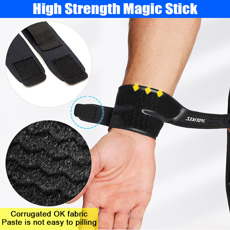 1Piece Sports Compression Wrist Brace Thin Breathable Adjustable Hand Wrap Support Wristband Basketball Badminton Tennis Unisex
