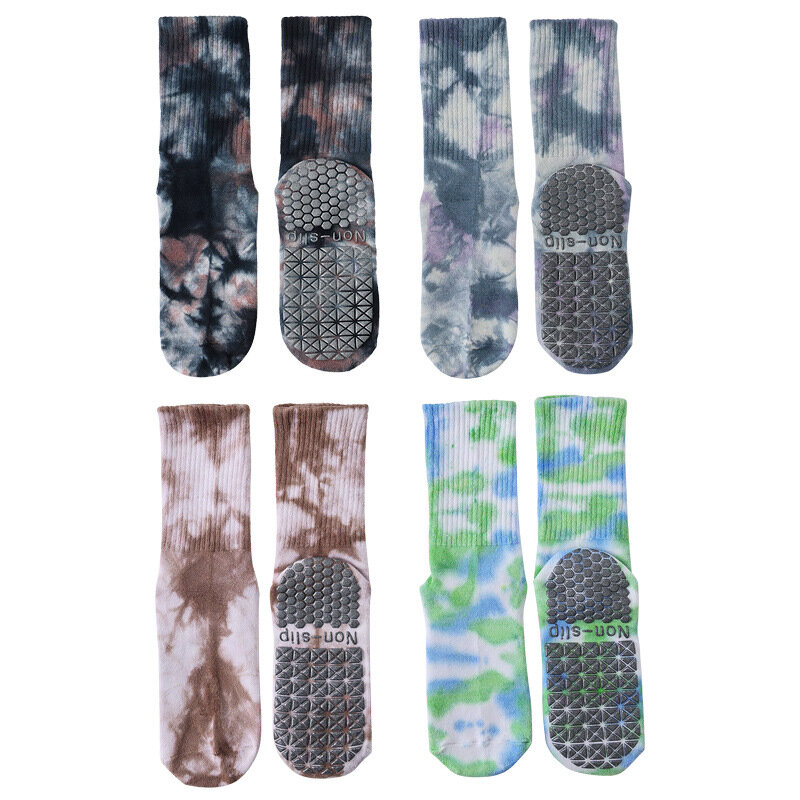 Sean Tsing® Yoga Socks Women Girls Autumn Winter Breathable Non-slip Sock Professional Pilates Medium Stocking Sport Accessories
