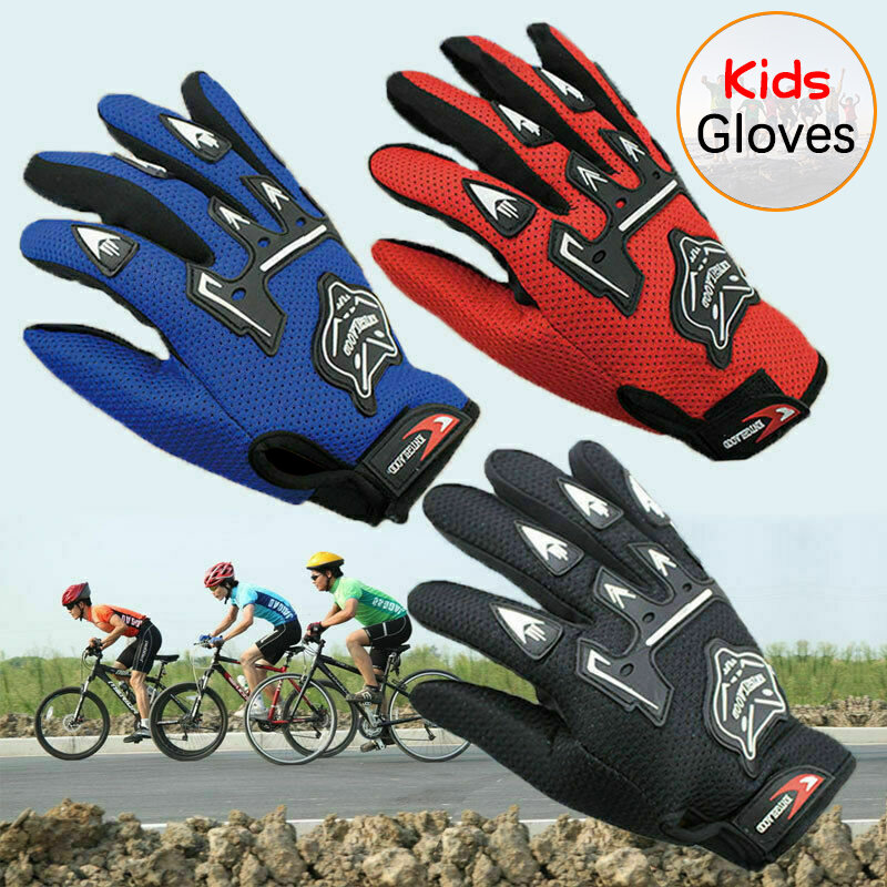 Gants de moto demi-doigt pour enfants, gants de vélo junior pour enfants, MX Motocross Pit RL Dirt Bike, façades de vélo