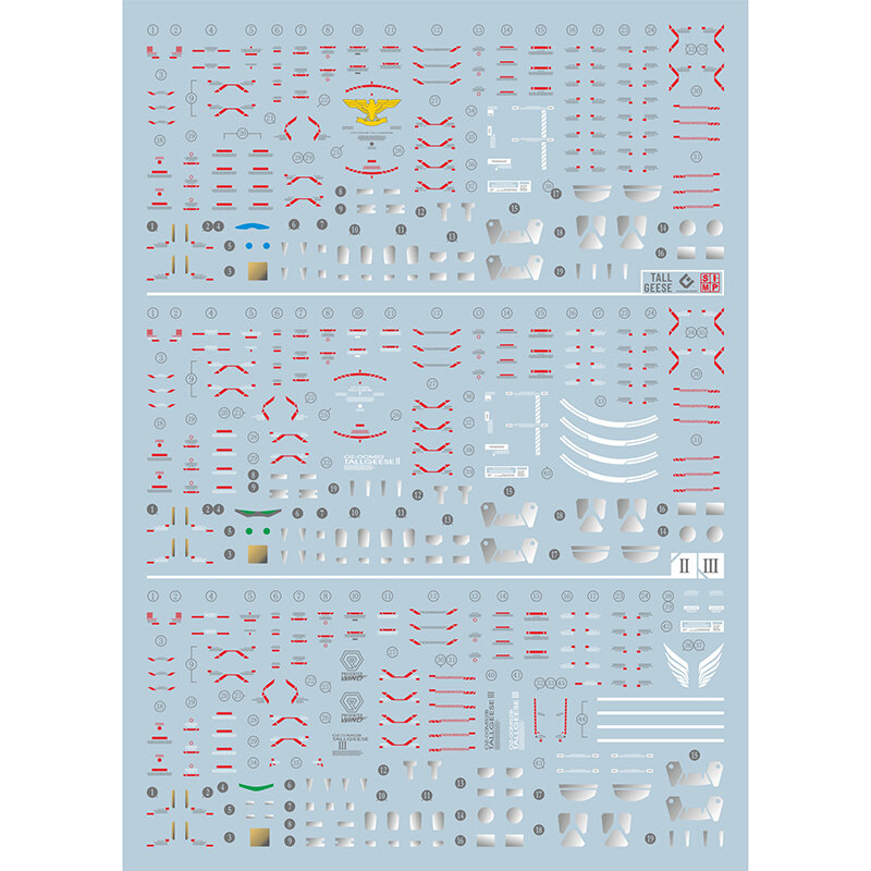 إيفا نموذج الشارات المياه ، ملصقا الفلورسنت ، ملصقا اللعب الملحقات ، أداة الشارات الشريحة ، 1:144 RG