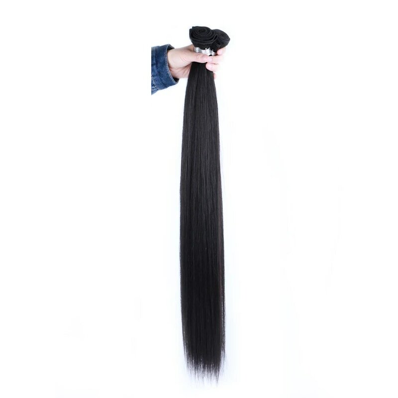 インドのストレート人間の髪の毛,自然な髪,黒色,女性のためのヘアエクステンション,3つの織りの卸売