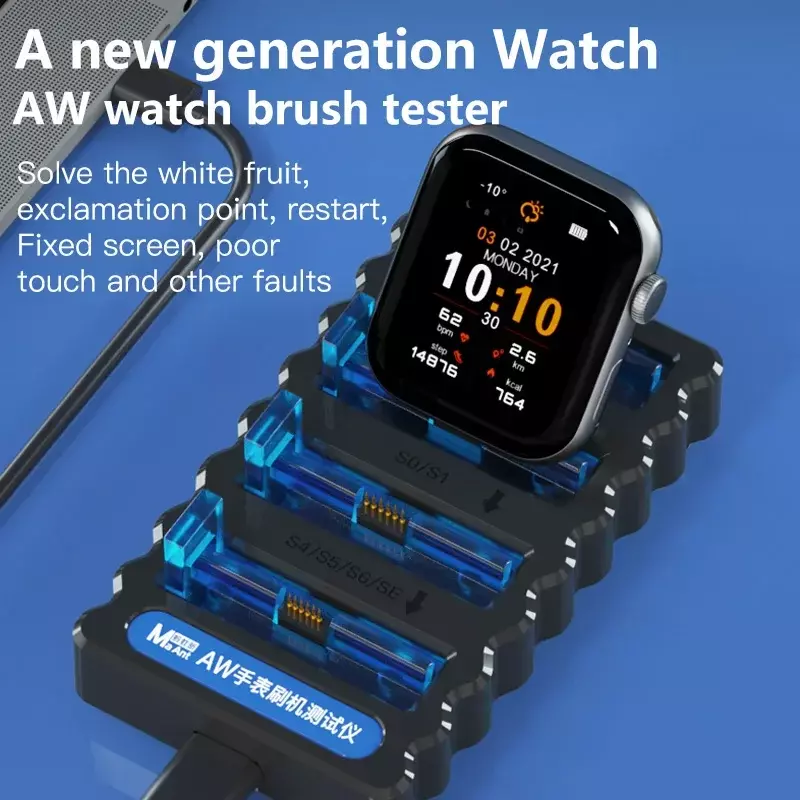 Nieuwe Maant Awrt Ibus Adapter Restorgereedschap Voor Ibus Apple Watch S0 S1 S2 S3 S4 S5 S6 Se Herstel Iwatch Teststand Reparatie Tool