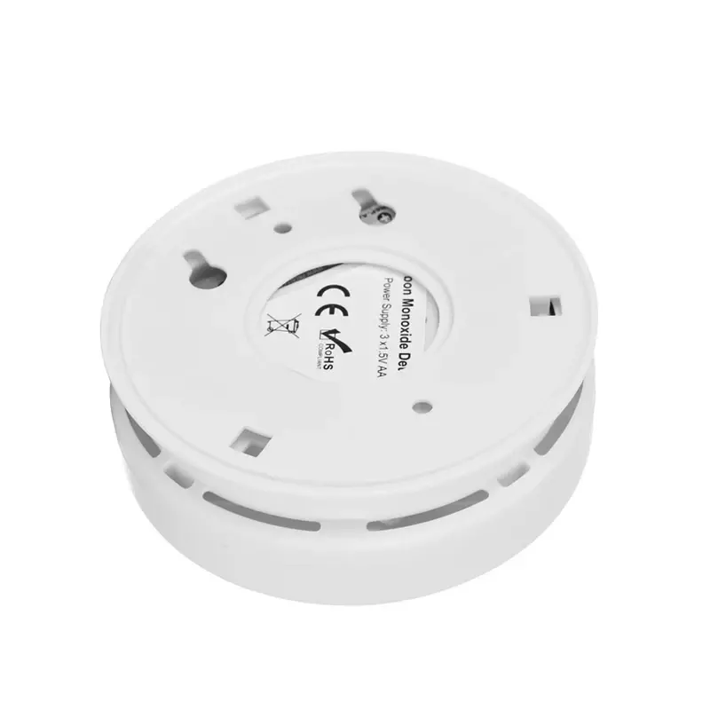 CUSAM Carbon Monoxide Detector with LCD Display 85dB Siren Site Alarm Sound Independen CO Sensor Poisoning Warning Alert