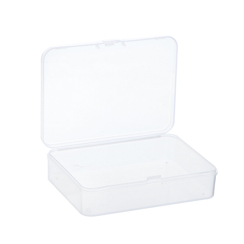 Boîte de rangement transparente pour carte de jeu, conteneur de bijoux, boîte de jeu de société, 1PC