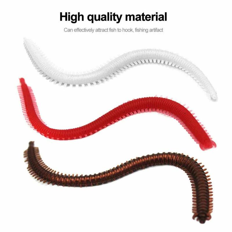 10/20PCS/Lot Artificial Sea Worms 135mm Soft Fishing Lures Soft Bait Lifelike Fishy Smell Lures