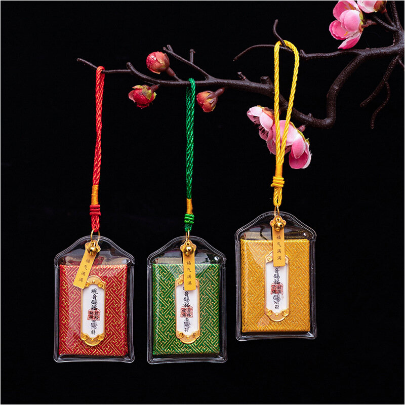 Tas wangi Guanyin aman tas berkat distrik Fujing penjaga kecil liontin tas wangi menyenangkan doa sehat Fufu