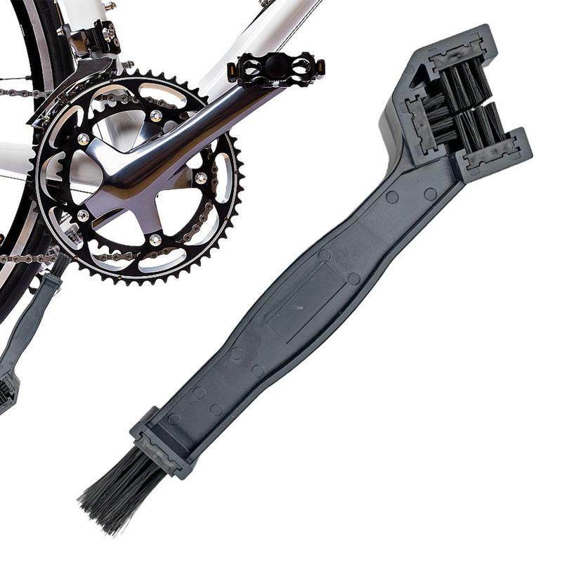 Cepillo de limpieza para cadena de bicicleta, depurador práctico multifuncional para bicicleta de carretera y motocicleta