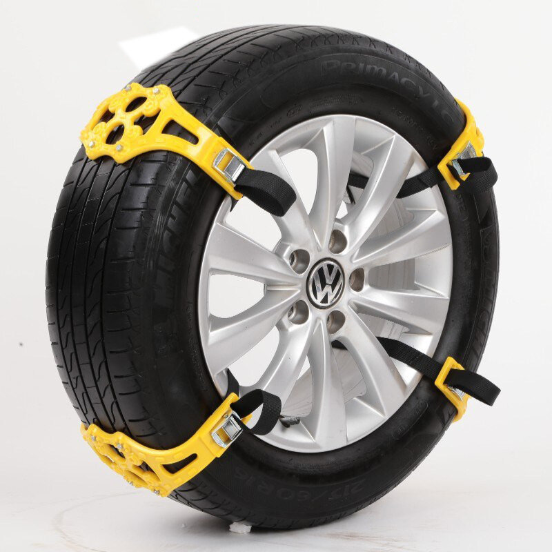 4 pz/set Winter Car Snow Tire catene antiscivolo cinturino per cintura regolabile Universal Vehicle Auto antiscivolo catene per pneumatici per fango neve