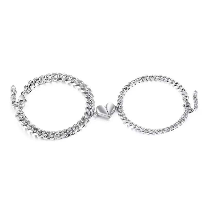 LVB13 gelang rantai multilapis untuk wanita, perhiasan gelang liontin rumbai hati bintang modis
