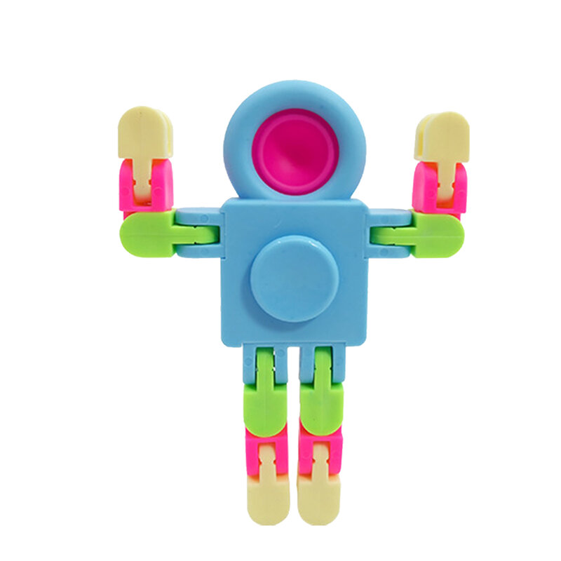 لعبة على شكل سلسلة لشخصية الفضاء للأطفال ضد الإجهاد للكبار بفتحات تهوية لتخفيف التوتر لعب اليد سبينر هدايا لتخفيف الضغط