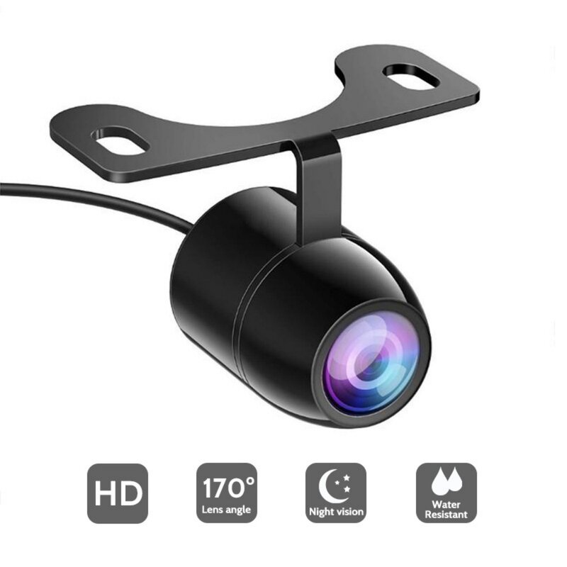 자동차 후방 카메라, 170 도 HD 비디오, 야간 투시경, 후진 자동 주차 카메라, CCD 방수 LED 자동 백업 모니터