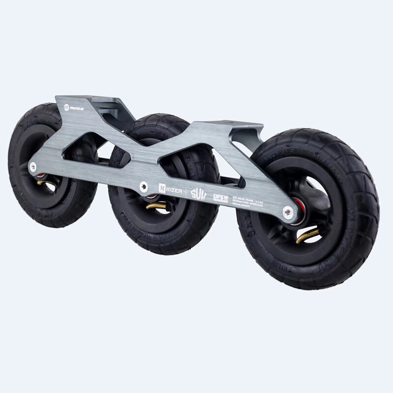 Inline Skate Frame Powerslide Kizer SUV 100% Original 3*125mm Frame With125mm Chargeable Wheels For 165mm Distance Patines Base
