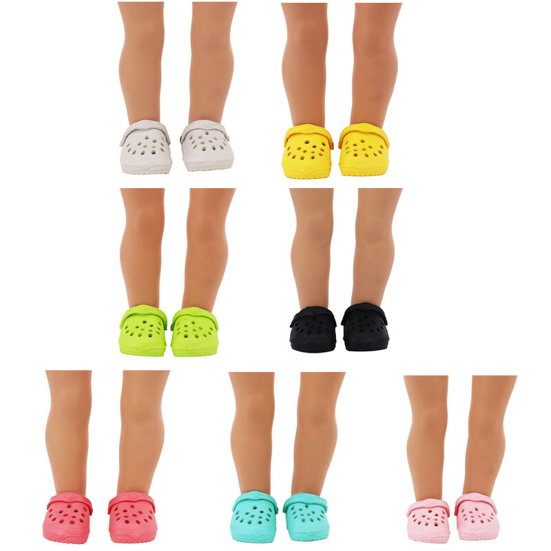 7 CM Doll Shoes Sandal Fit 18 Inch American Doll&43 Cm Baby New Born Doll Clothes Girl Accessories,Our Generation