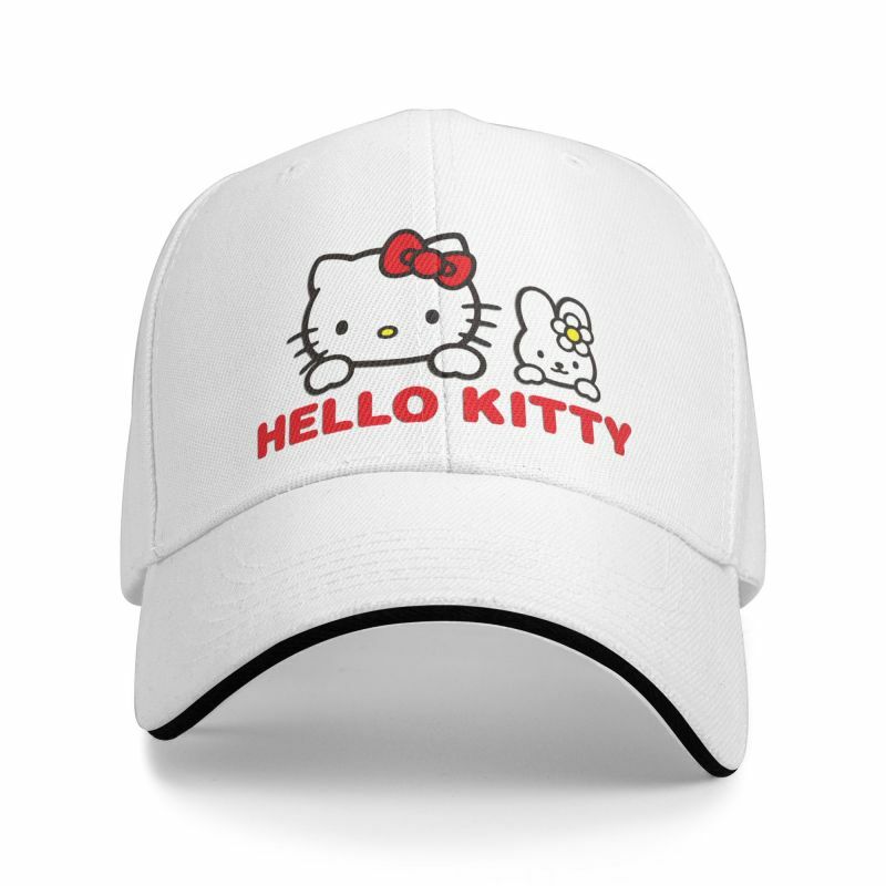 Berretto da Baseball personalizzato Hello Kitty Cat uomo donna cappello da papà traspirante all'aperto