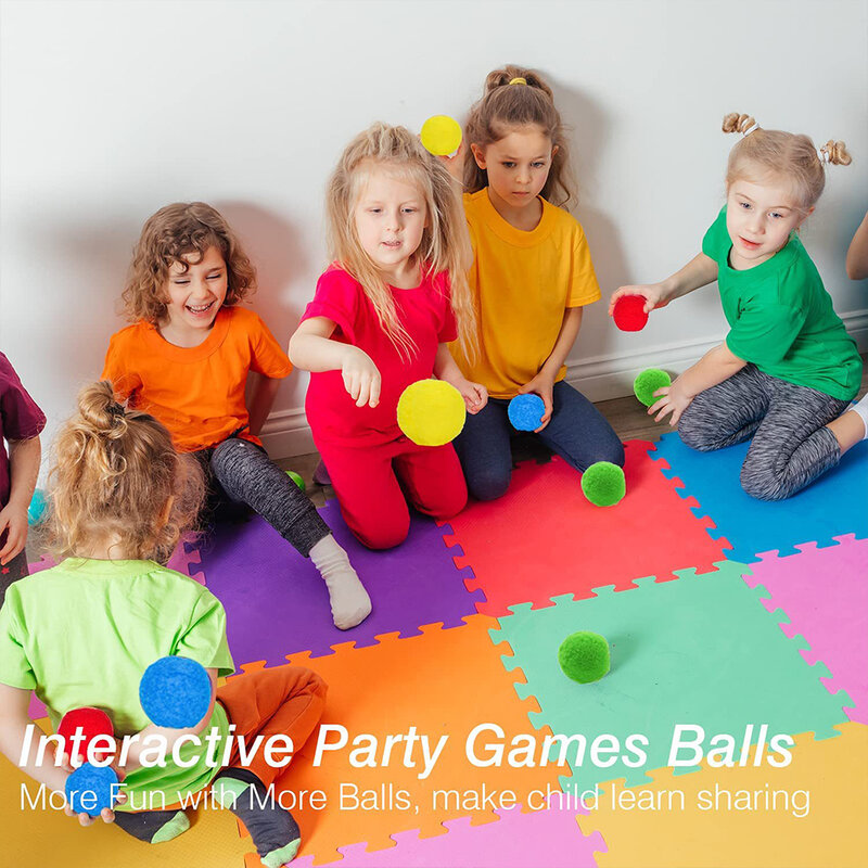 Детские водные шарики, многоразовые впитывающие моющиеся хлопковые шарики, случайный цвет