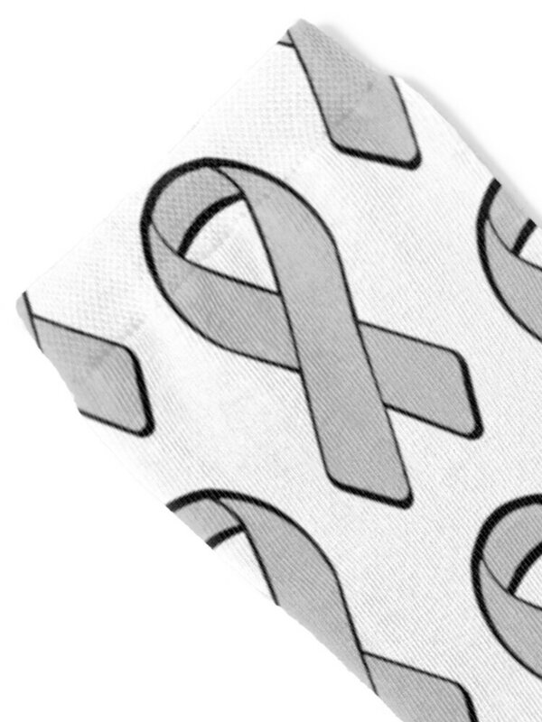 Chaussettes de ruban de sensibilisation au cancer du cerveau pour hommes et filles, Halloween, neige, nouveau, 2