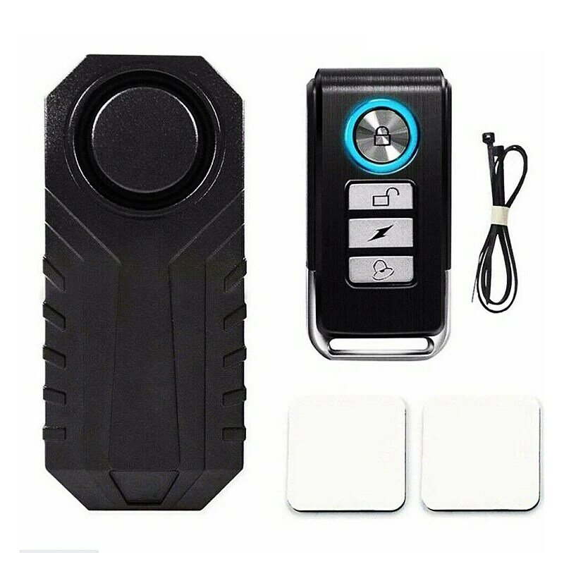 Sensor de alarma de seguridad para motocicleta, Detector de vibración inalámbrico antipérdida, resistente al agua, para bicicleta eléctrica, coche y bicicleta