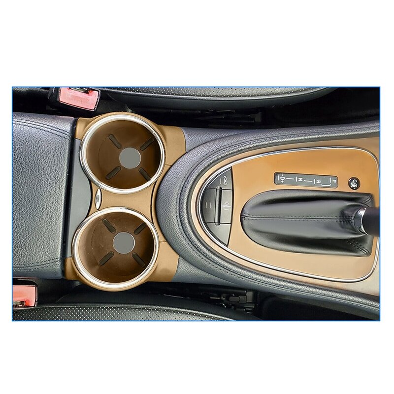 Beige Car Center Console Water Cup Holder Bracket DUAL Drink Holder 2196800414 Parts Accessories For Mercedes-Benz CLS-CLASS 550