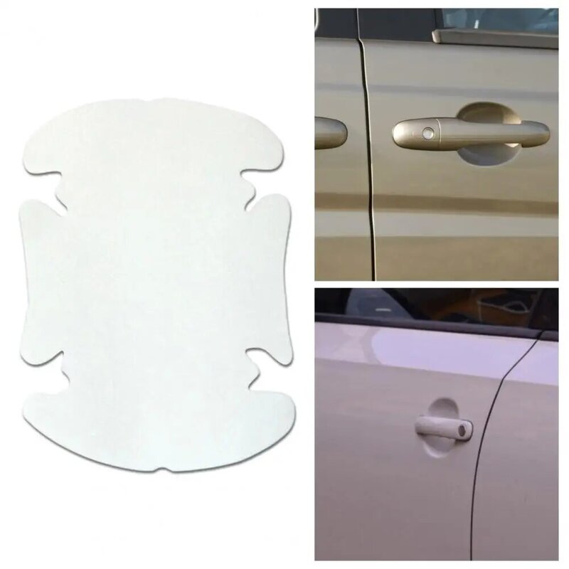 Forte stickiness alça de porta exterior confiável tigela adesivo decoração da porta à prova dwaterproof água guarnição anti-risco para automóvel