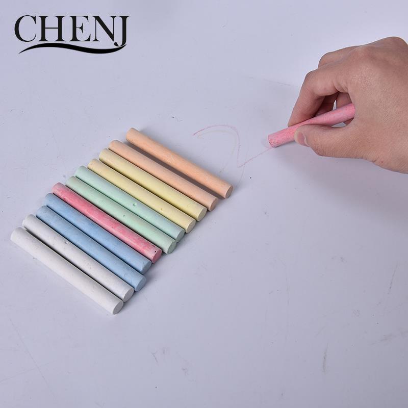 12 pcs/Lot Dustless Chalk Pen Drawing Chalks For Blackboard Accessories