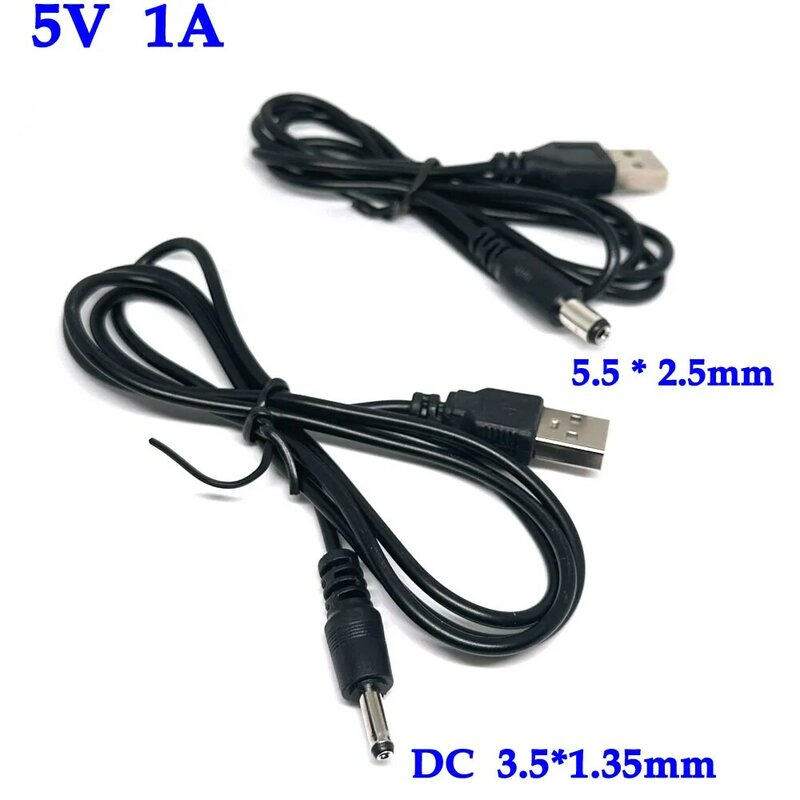 1ชิ้นสาย USB Power Boost line DC 5V Step Up โมดูล USB CONVERTER CABLE 2.1X5.5MM 2.5X5.5MM 5521ปลั๊ก5525