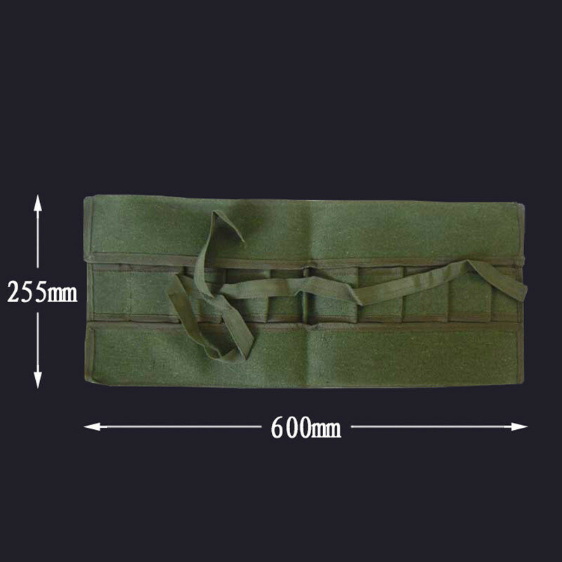 Сумка для хранения садовых инструментов, зеленая тканевая сумка для инструментов бонсай (без инструментов)