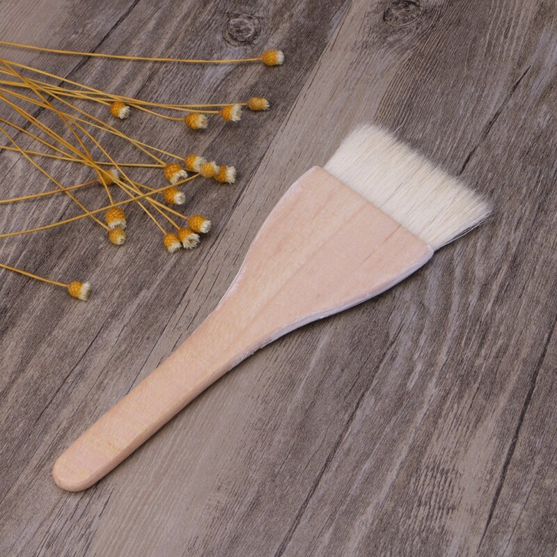 Goat Hair Paint Brush with Handle Art Painting Coloring Brushes Gadget for Home Bedroom Office Picture Decoration