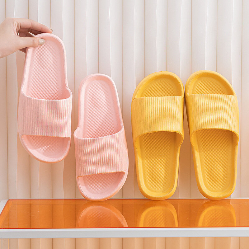 Zapatillas de moda para hombre y mujer, sandalias informales de suela suave EVA, ligeras y cómodas, antideslizantes para el baño y la playa