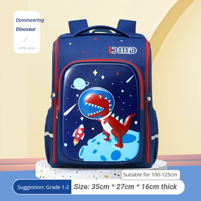 Bolsa de escuela primaria para niños, mochila de dibujos animados, bolsa espacial, grado 1-3-6, impermeable, protección de la columna vertebral, venta al por mayor, nuevo