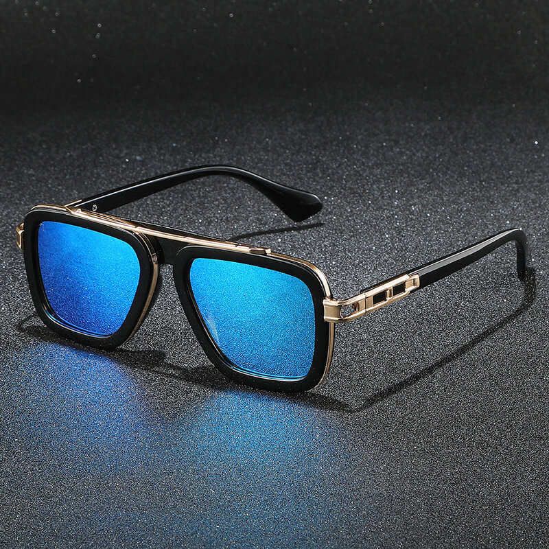 Солнцезащитные очки с квадратной оправой в стиле ретро, европейские и американские ретро