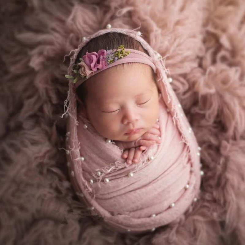F62d adereços para fotos recém-nascidos, faça você mesmo, cenário, cobertor, cesta, enchimento, presente chá bebê