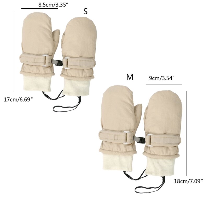 Dziecięce rękawiczki zimowe Dziecięce wodoodporne rękawiczki narciarskie Ciepłe rękawiczki Szybkoschnące rękawiczki Prezent QX2D