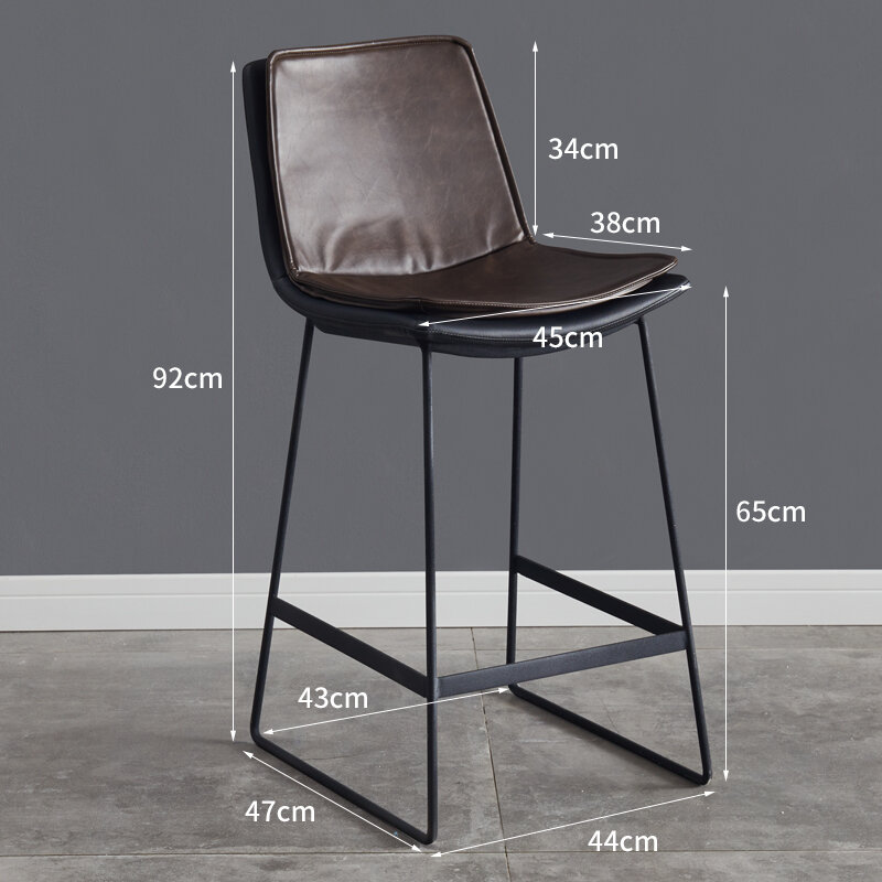 Industrial Ergonomic Bar Chairs Luxury Living Room Relaxing Bedrooms Bar Stools Designer Counter Stool Banqueta Home Decoration