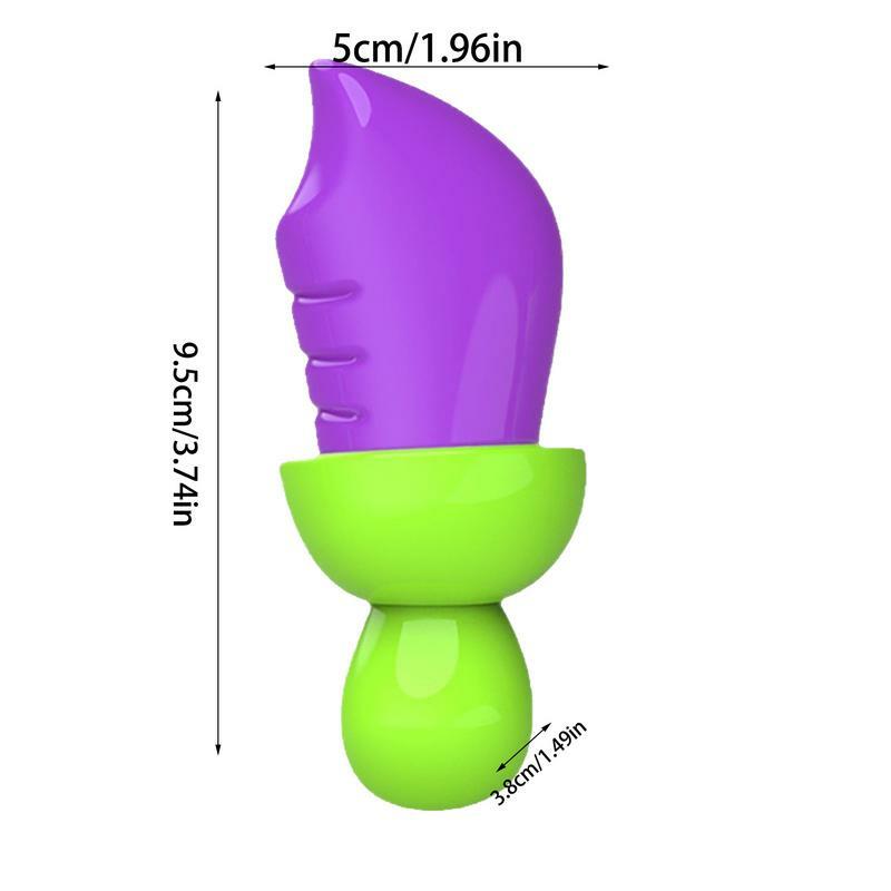 Cuchillos con estampado 3D divertido para aliviar el estrés, juguete sensorial con impresión 3D de zanahoria, ideal para regalo