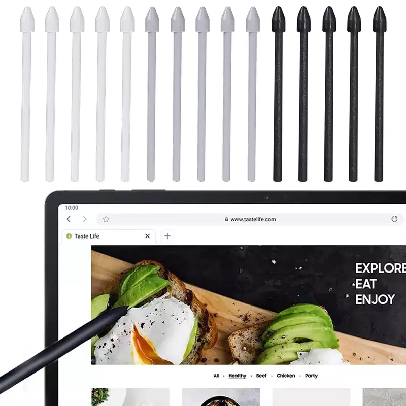 Stylus Tips s Stifts pitzen für Samsung Galaxy Note Ultra Tab S7/S9/S9 plus Touchscreen Tablet Stifts pitzen Entfernen Pinzette Werkzeug