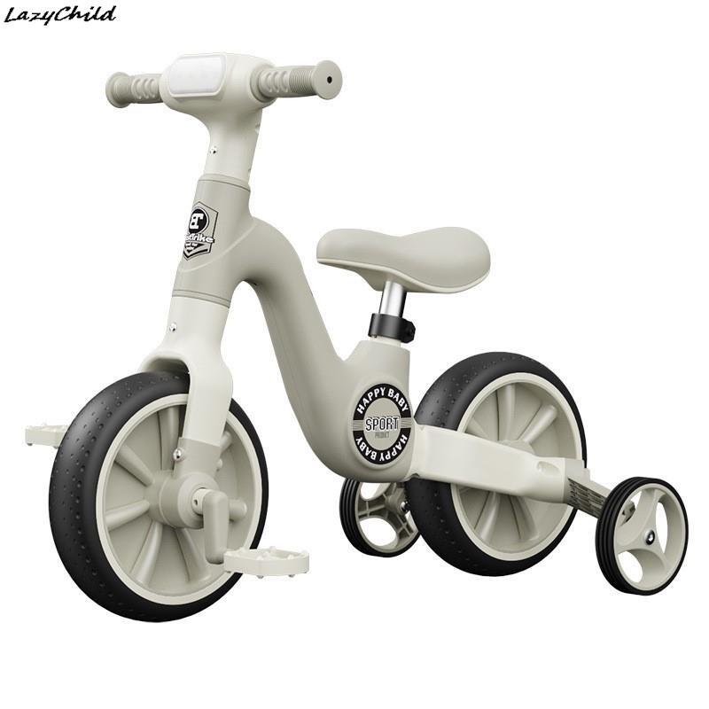 Детский балансовый велосипед с педалями, модель 1 А, Детский Мужской и женский скользящий скутер, трехколесный велосипед 2 в 1, Электрический скутер