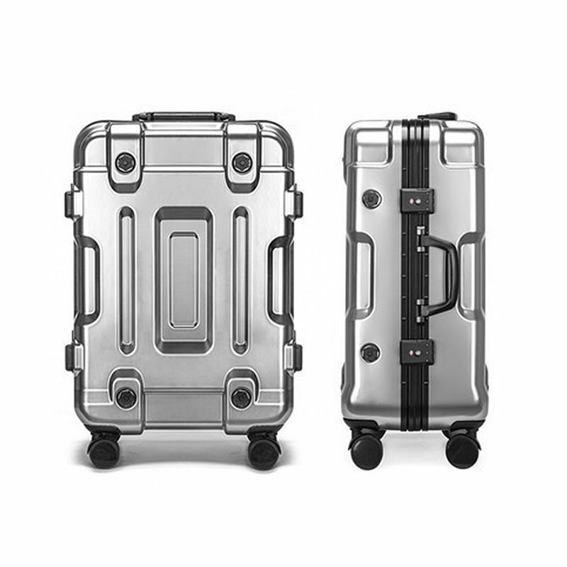 Tech Sense bagasi trendi koper perjalanan keren, tas troli Roda Universal baru 2023 dengan kata sandi