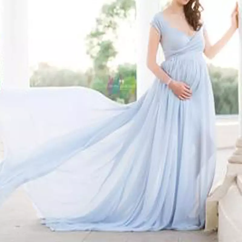 Maternity Dresses For Photo Shoot Clothes For Pregnant Women Long Dresses Summer Sleeveless Pregnancy Dress Maternity Clothing