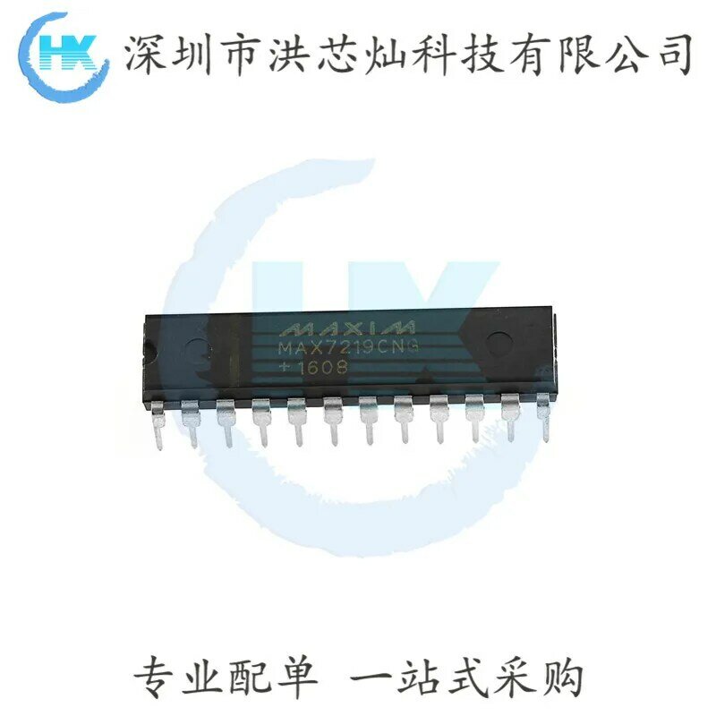 MAX7219CNG DIP-24 LED, Original, Potência em Stock ic