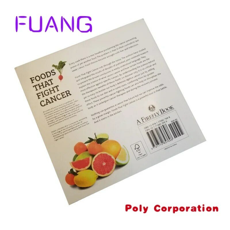 Custom  Factory direct customized Custom Color Softcover Food Recipe Book/Booklet /Cookbook/Menu Printing