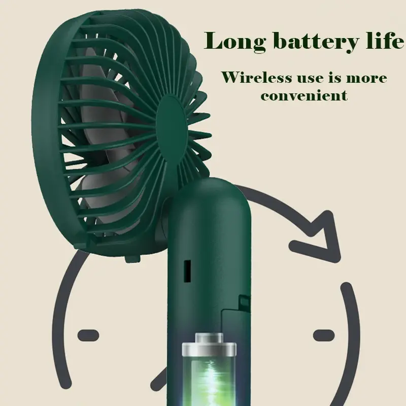 Ventilateur de bureau portable, mini-ventilateur électrique pliable à 3 vitesses, pour l'extérieur et le dortoir, dropshipping