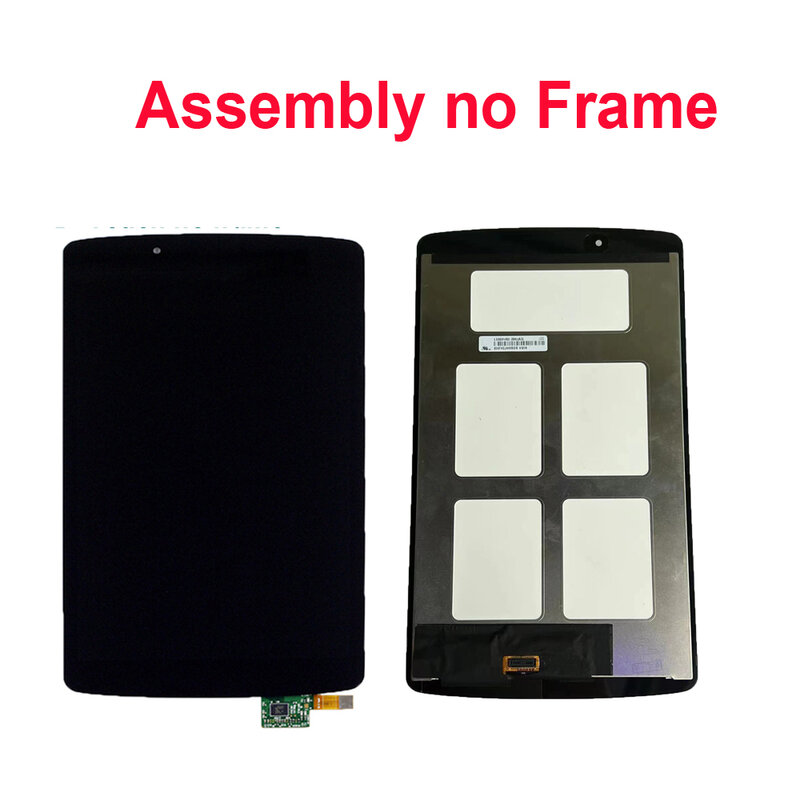 8 "aaa + lcd para lg g pad f 8.0 v495 v496 display lcd tela de toque digitador assembléia quadro para lg v495 v496 lcd substituição