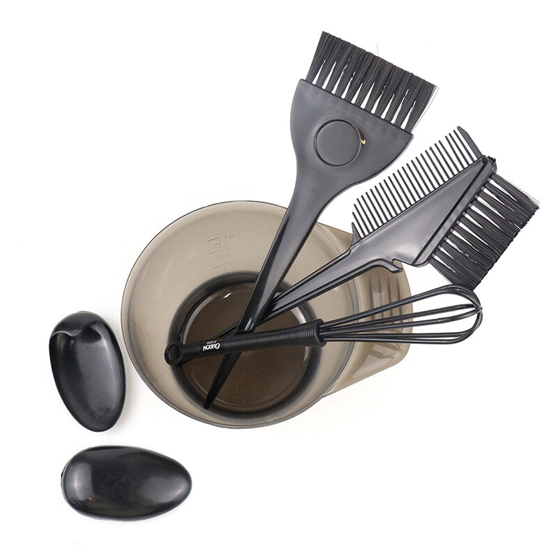 Herramientas para teñir el cabello, accesorios de peluquería para el hogar, cepillo para el cabello, gorro de satén, tazón tonificador, estilista, herramientas para colorear el cabello