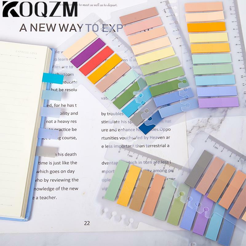 Transparent Notes Index Stickers Adhesive Labels Notes Index Page Markers Notepad Stickers Office School Cute Supplies